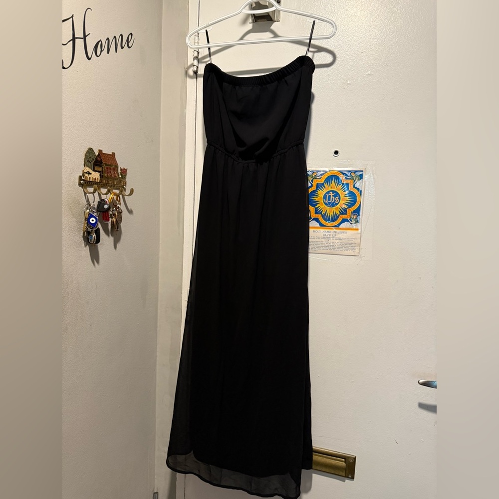 Forever 21 Black Strapless Dress
